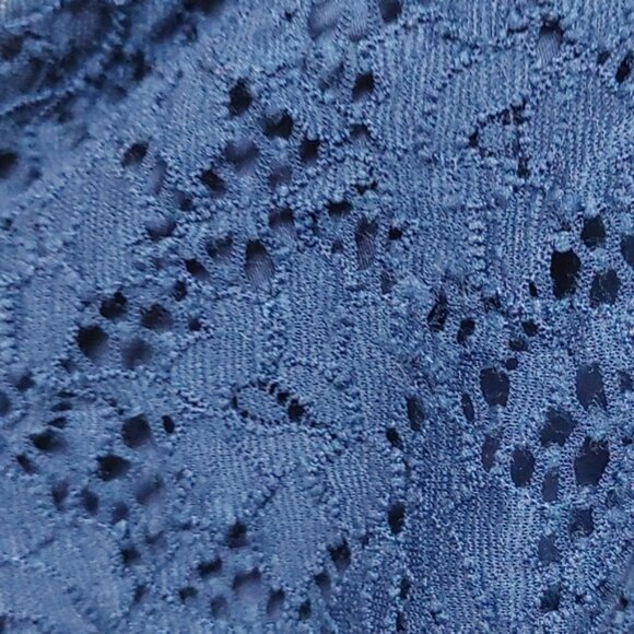 3/$25 GEORGE dark blue embroidery pattern youth girl size 16 skirt - Picture 2 of 7